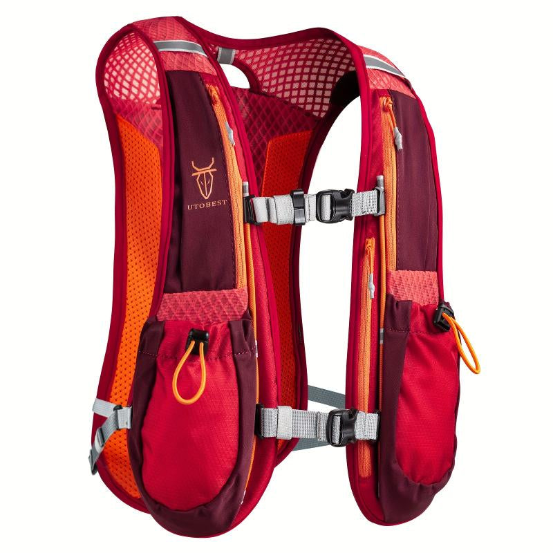 Lightweight Outdoor Running Vest Hydration Pack - Breathable and Foldable Backpack for Active Adventures