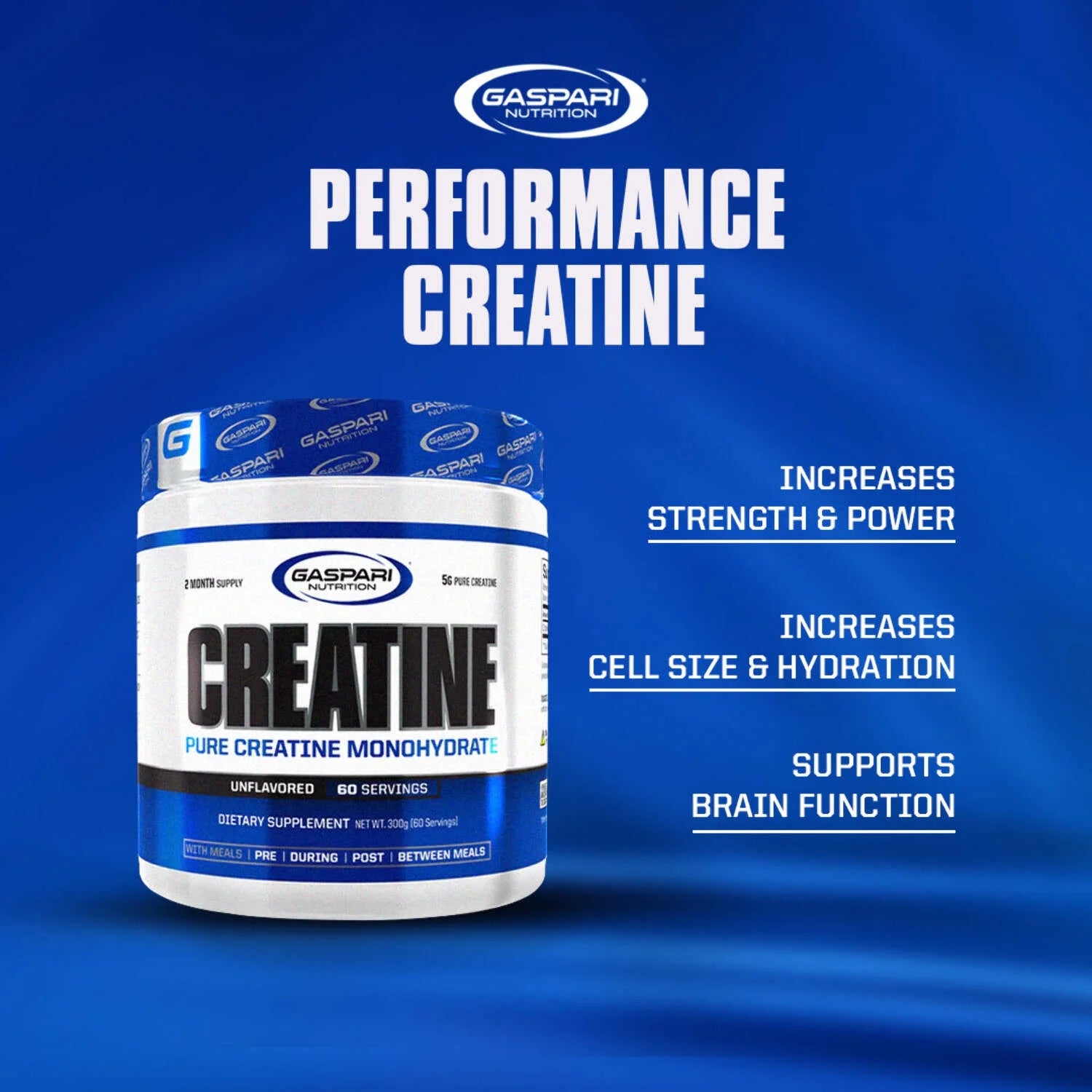 Unleash Your Strength with Pure Creatine Monohydrate - 2 Month Supply
