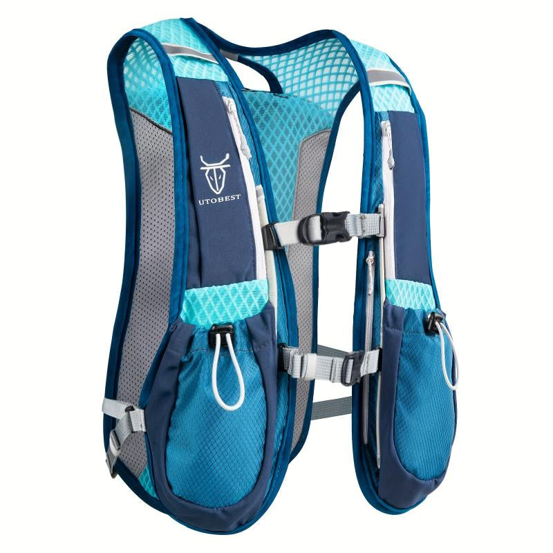 Lightweight Outdoor Running Vest Hydration Pack - Breathable and Foldable Backpack for Active Adventures