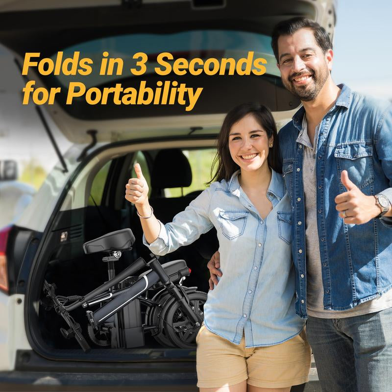 Experience Freedom with the 350W Folding E-Scooter & E-Bike - Choose Your Speed: 22/28/40 MPH, Dual Suspension, 23 Miles Range, and 8.5'' Tires, Perfect for Teens & Adults!