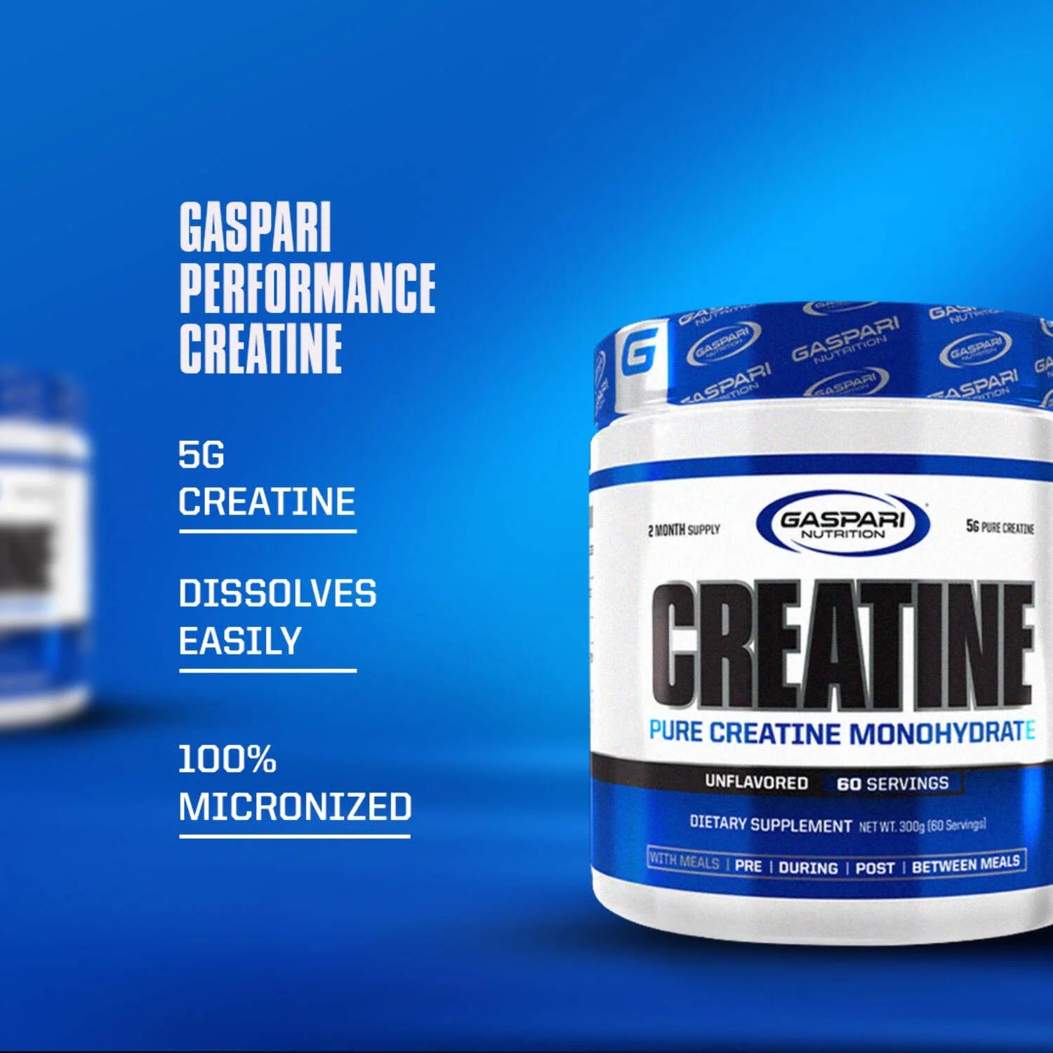 Unleash Your Strength with Pure Creatine Monohydrate - 2 Month Supply