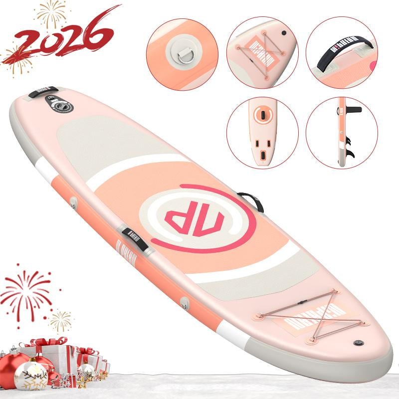 Niphean 10' Inflatable Paddle Board - Ultimate Stability & Complete Accessory Set for All Ages - 3-Year Warranty Included