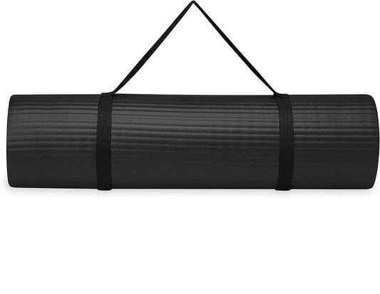 Experience Ultimate Comfort with Our Extra Thick Anti-Slip Yoga Mat and Convenient Carrier Strap - Perfect for Fitness Enthusiasts!