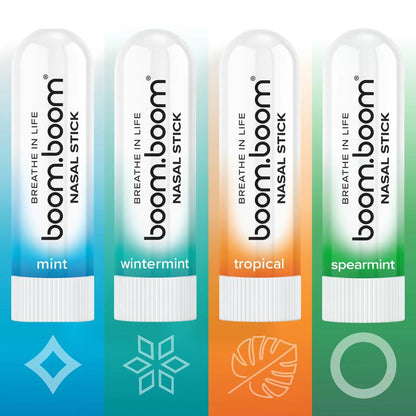 BoomBoom Nasal Stick: Elevate Your Breathing Experience with Powerful Essential Oils | Featured on Shark Tank | Refreshing Vapor Flow Technology