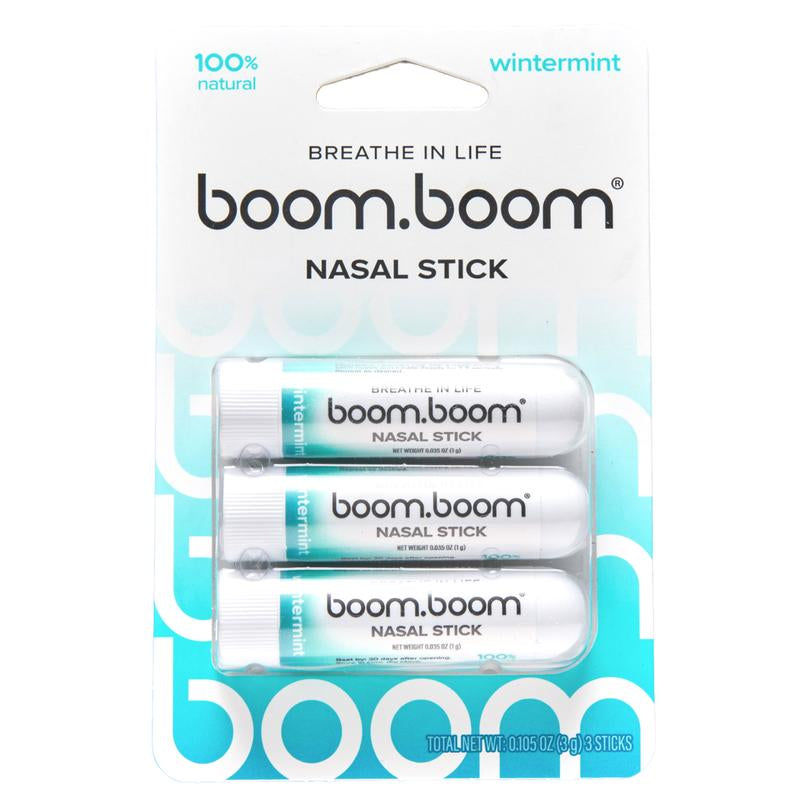 BoomBoom Nasal Stick: Elevate Your Breathing Experience with Powerful Essential Oils | Featured on Shark Tank | Refreshing Vapor Flow Technology