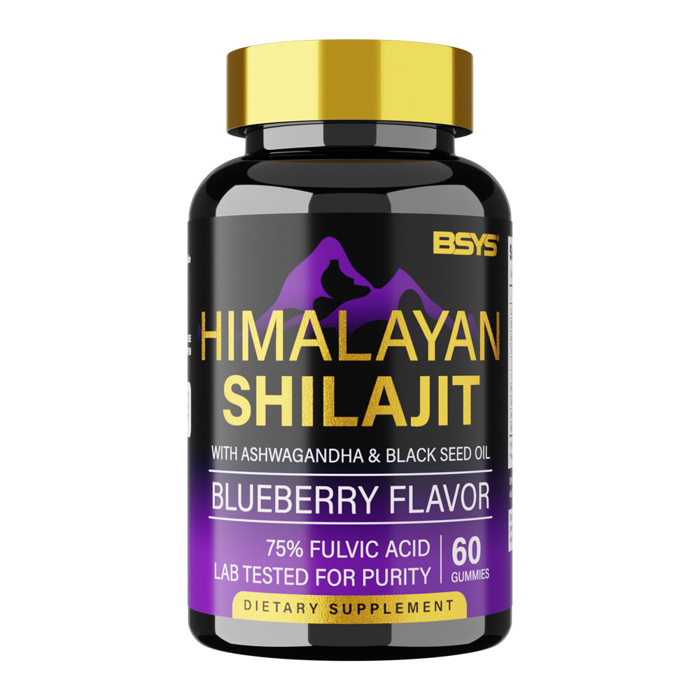 Revitalize Your Wellness with BSYS Shilajit Gummies - 60 Delicious Gummies for Health & Vitality!