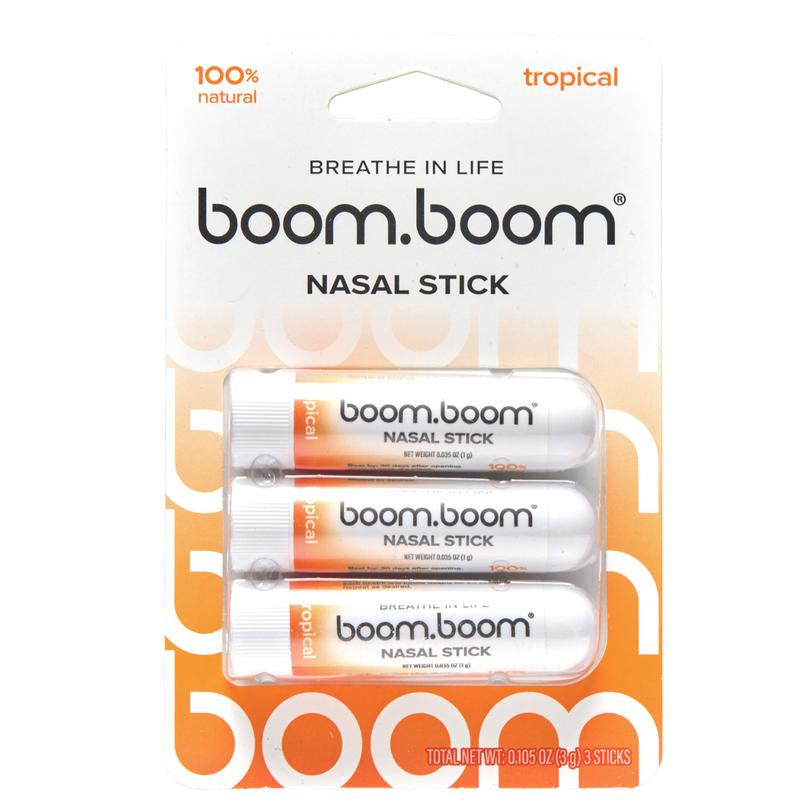 BoomBoom Nasal Stick: Elevate Your Breathing Experience with Powerful Essential Oils | Featured on Shark Tank | Refreshing Vapor Flow Technology
