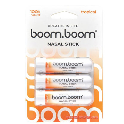 BoomBoom Nasal Stick: Elevate Your Breathing Experience with Powerful Essential Oils | Featured on Shark Tank | Refreshing Vapor Flow Technology