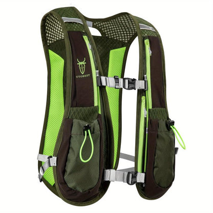Lightweight Outdoor Running Vest Hydration Pack - Breathable and Foldable Backpack for Active Adventures