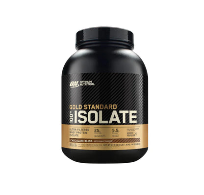 Optimum Nutrition Gold Standard 100% Isolate Protein Powder - Chocolate Bliss Flavor, 3 lbs of Pure Whey Protein with 44 Servings for Optimal Fitness