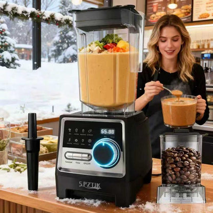 Unleash Your Culinary Creativity with the Professional Food Processor Blender - 2400W Powerhouse for Smoothies, Ice, and More!