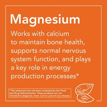 NOW Foods Magnesium Citrate - 240 Vegan Capsules for Optimal Energy and Nervous System Support