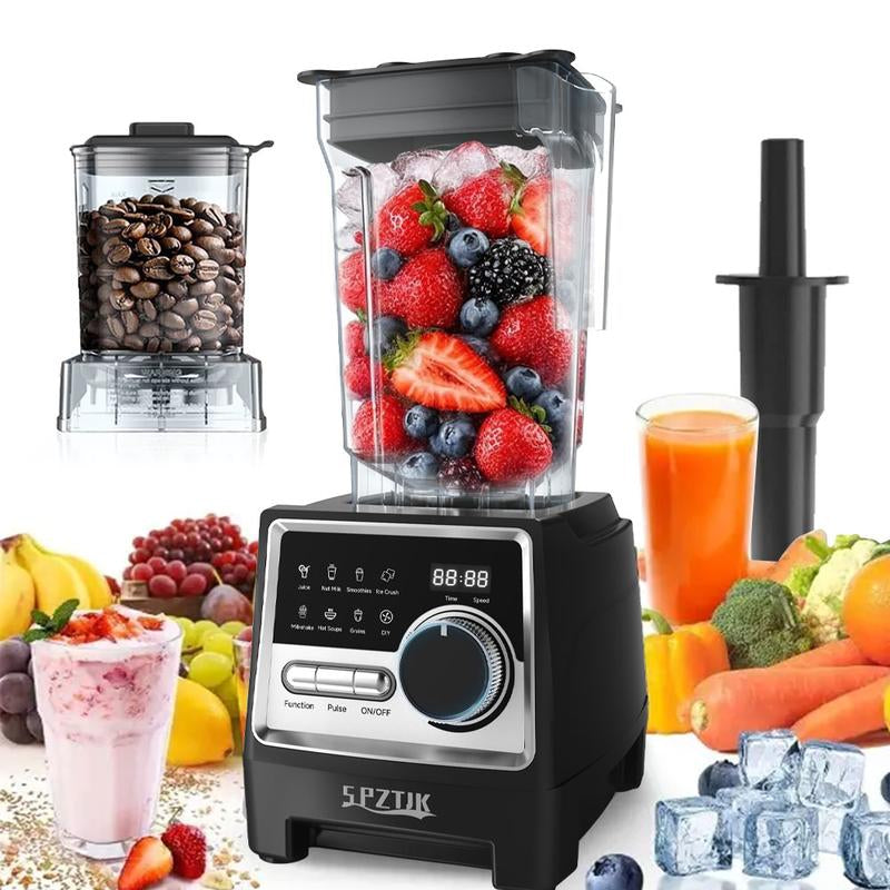Unleash Your Culinary Creativity with the Professional Food Processor Blender - 2400W Powerhouse for Smoothies, Ice, and More!