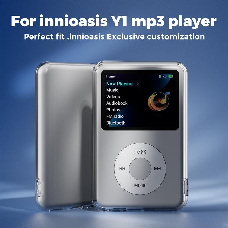 Premium Clear Shockproof Case for Innioasis Y1 Mp3 Player - Preserve Original Texture & Style with Easy Installation