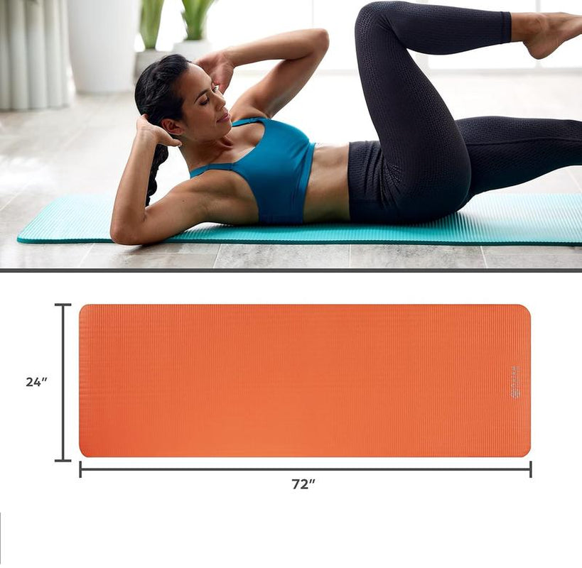 Experience Ultimate Comfort with Our Extra Thick Anti-Slip Yoga Mat and Convenient Carrier Strap - Perfect for Fitness Enthusiasts!