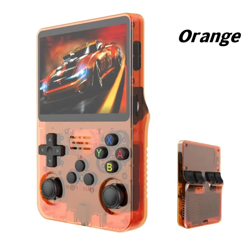 Experience Nostalgia with the ARKOS R36S Retro Handheld Video Game Console - 3.5 Inch IPS Screen, Linux System, and 15000+ Retro Games!