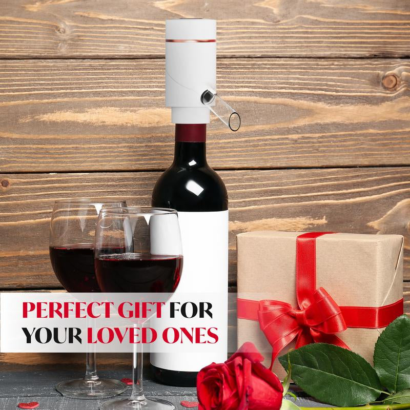 Elevate Your Wine Experience with the Electric Drink Dispenser & Red Vino Aerator - Effortlessly Pumps and Aerates Your Favorite Bottles