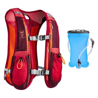 Lightweight Outdoor Running Vest Hydration Pack - Breathable and Foldable Backpack for Active Adventures