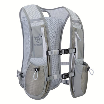 Lightweight Outdoor Running Vest Hydration Pack - Breathable and Foldable Backpack for Active Adventures