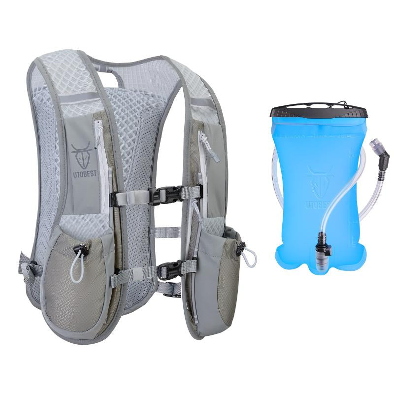 Lightweight Outdoor Running Vest Hydration Pack - Breathable and Foldable Backpack for Active Adventures