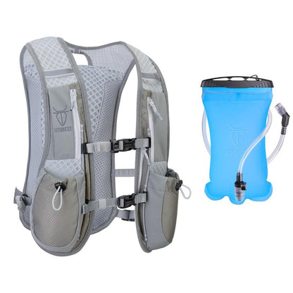 Lightweight Outdoor Running Vest Hydration Pack - Breathable and Foldable Backpack for Active Adventures