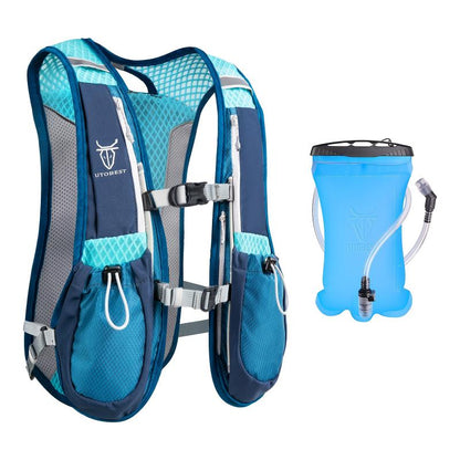 Lightweight Outdoor Running Vest Hydration Pack - Breathable and Foldable Backpack for Active Adventures