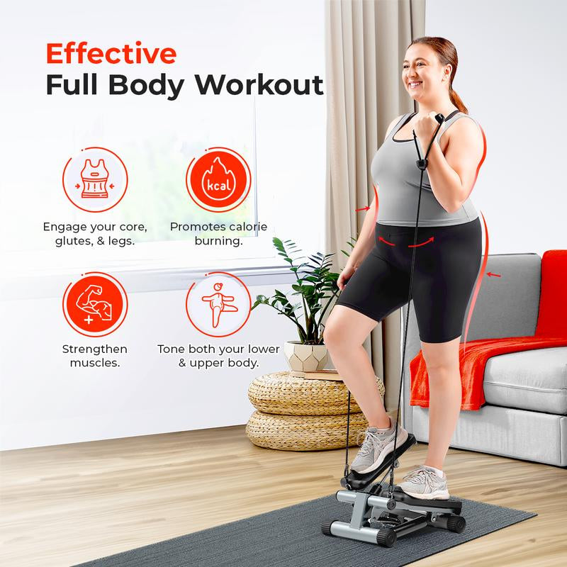 Transform Your Home Workouts with the Sunny Health & Fitness Mini Stepper - Compact, Quiet, and Built for Full-Body Cardio!