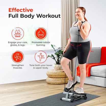 Transform Your Home Workouts with the Sunny Health & Fitness Mini Stepper - Compact, Quiet, and Built for Full-Body Cardio!