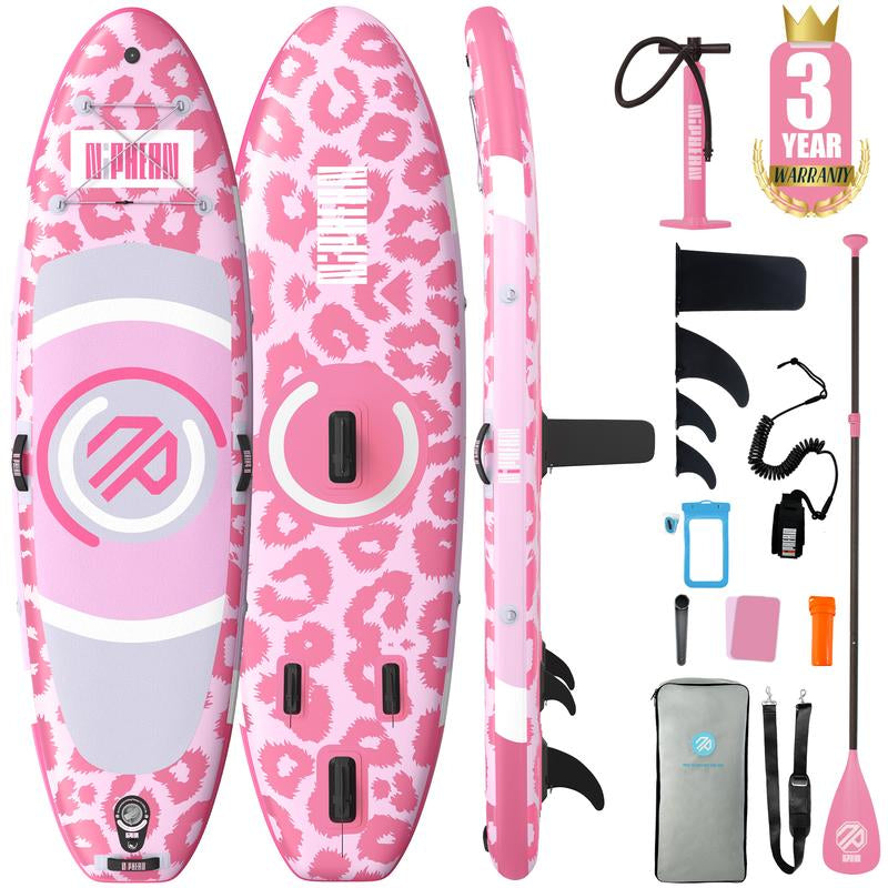 Niphean 10' Inflatable Paddle Board - Ultimate Stability & Complete Accessory Set for All Ages - 3-Year Warranty Included