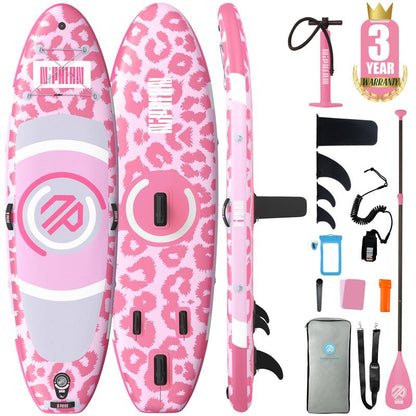 Niphean 10' Inflatable Paddle Board - Ultimate Stability & Complete Accessory Set for All Ages - 3-Year Warranty Included