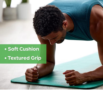 Experience Ultimate Comfort with Our Extra Thick Anti-Slip Yoga Mat and Convenient Carrier Strap - Perfect for Fitness Enthusiasts!