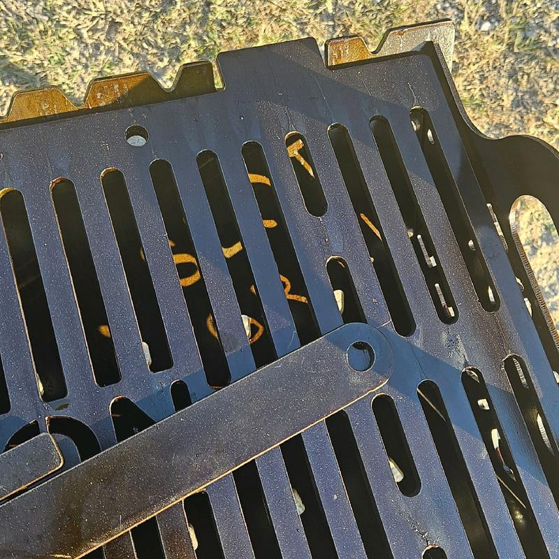 Ultimate Slot Grill: Collapsible Heavy-Duty BBQ Grill for Tailgating, Camping, and Backyard Fun!