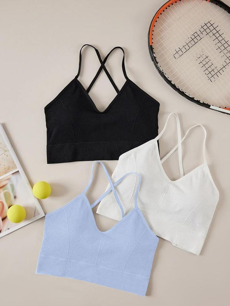Elevate Your Workout with Our Women's Criss Cross Backless Sports Bras - Perfect for Yoga, Gym, and Everyday Activewear!