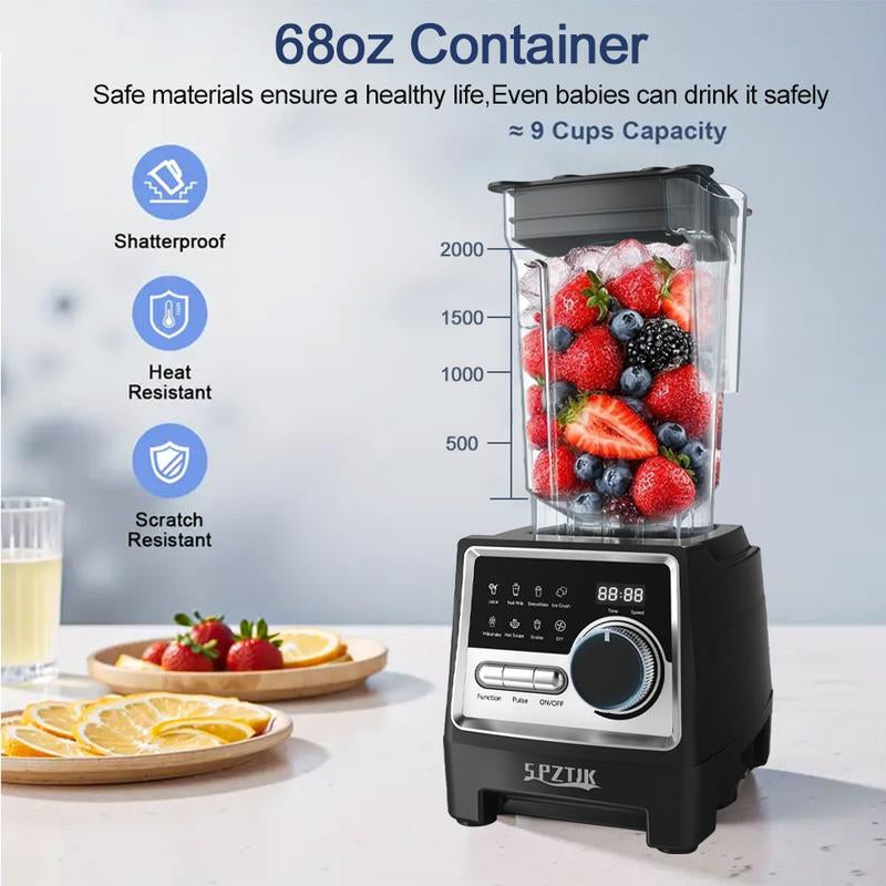 Unleash Your Culinary Creativity with the Professional Food Processor Blender - 2400W Powerhouse for Smoothies, Ice, and More!