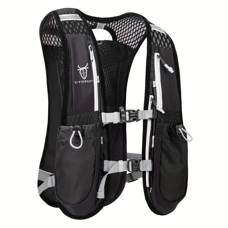 Lightweight Outdoor Running Vest Hydration Pack - Breathable and Foldable Backpack for Active Adventures