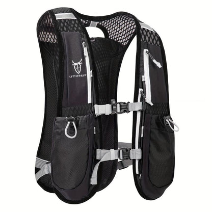 Lightweight Outdoor Running Vest Hydration Pack - Breathable and Foldable Backpack for Active Adventures